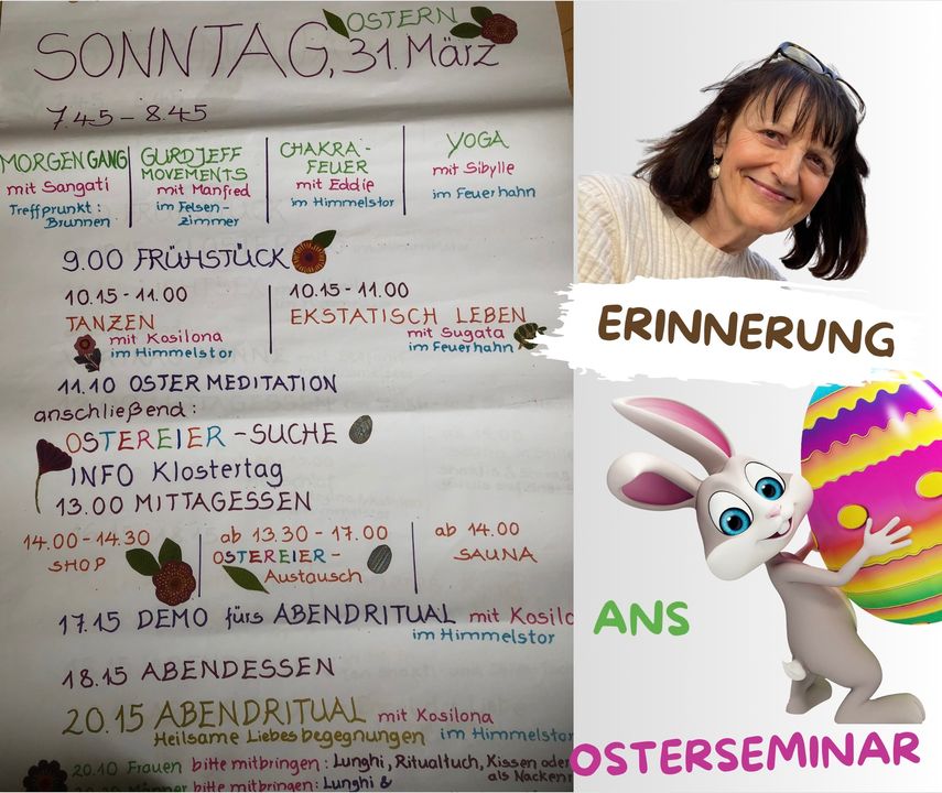 Am Mittwoch Abend bin ich vom diesjährigen Osterseminar zurückgek..... - BeFree Liebesschule