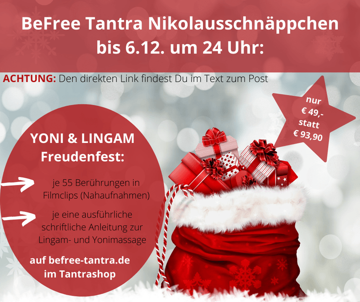 Bei manchen Familien ist jetzt gerade Nikolausabend. Andere stell..... - BeFree Liebesschule