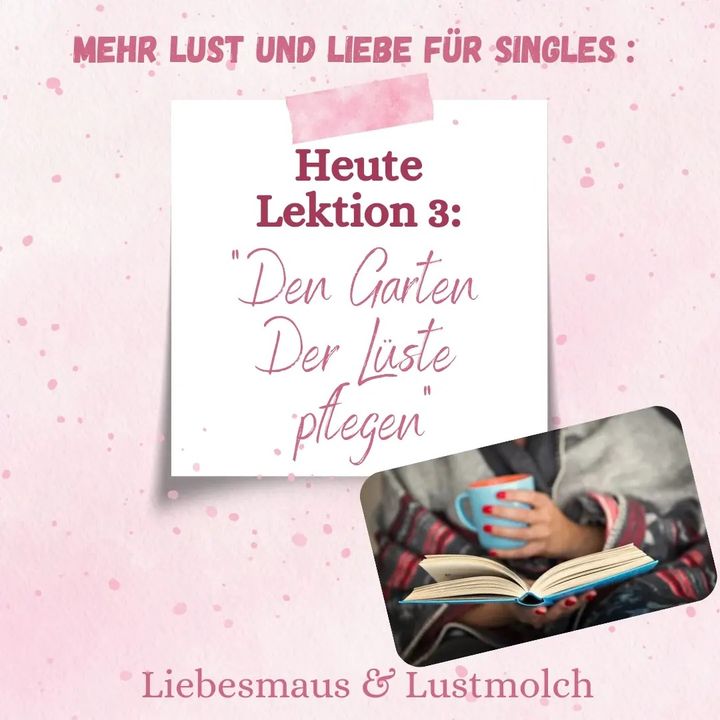 Den Garten der Lüste pflegen ❤️
Wenn Sie Ihren Garten der Lüste n..... - BeFree Liebesschule