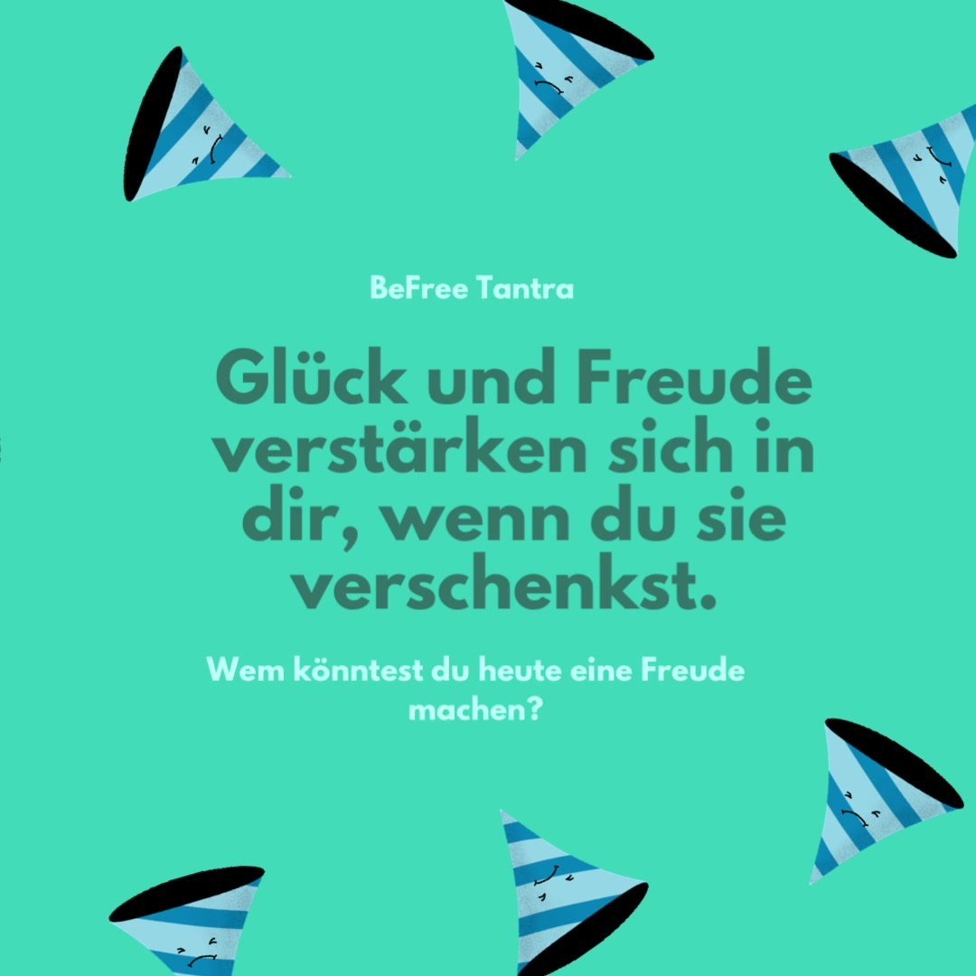 Wenn wir ein "Ding" verschenken, dann ist es weg. Wir haben es ni..... - BeFree Liebesschule