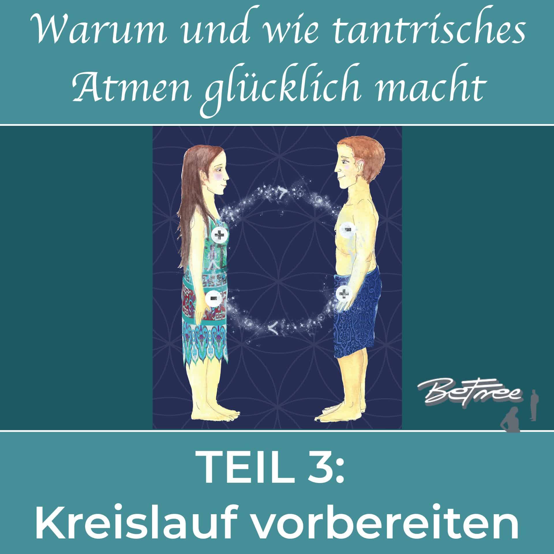 Männer und Frauen bekommen im dritten Schritt der Vorbereitung de..... - BeFree Liebesschule