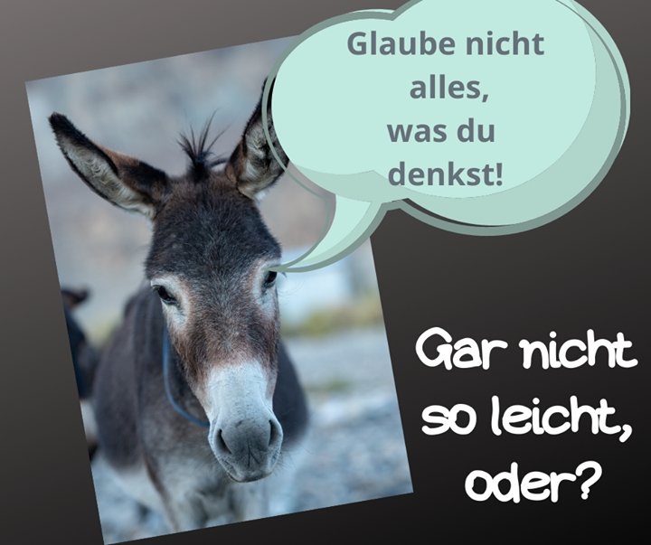 Wie viele fruchtlose und unnütze Gedanken gehen uns täglich durch..... - BeFree Liebesschule