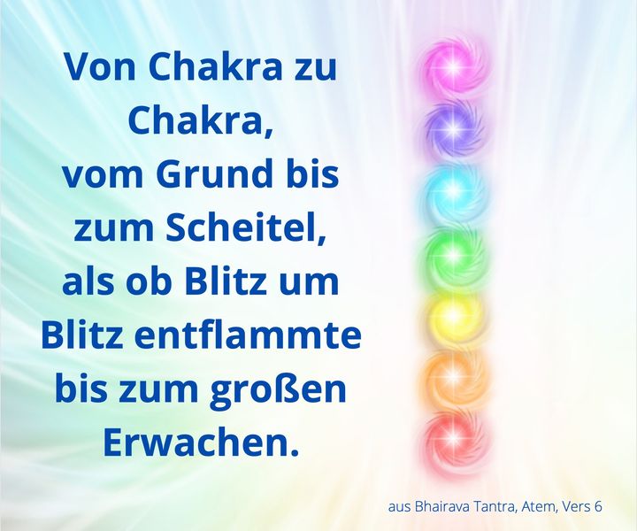 Es gibt viele Chakra-Meditationen. Diese ist aus dem Buch Bhairav..... - BeFree Liebesschule