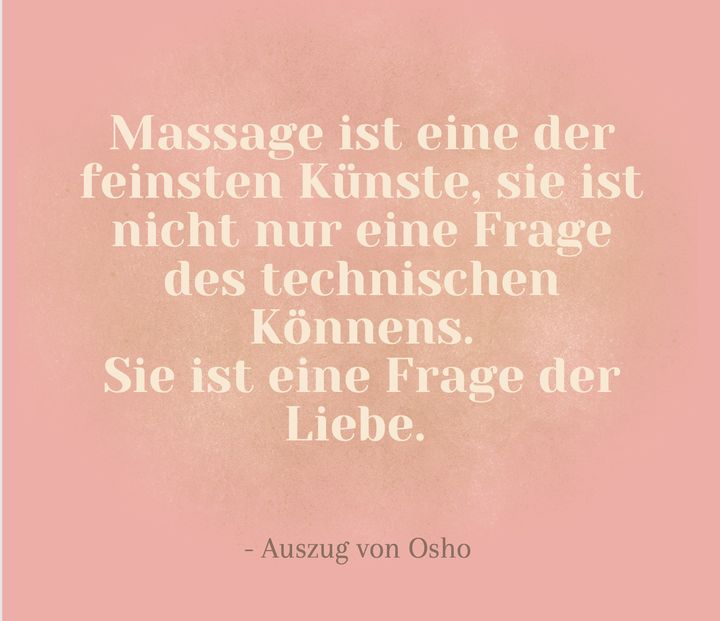 Hast du in deinen Alltag Massagen schon fest integriert, oder nic..... - BeFree Liebesschule