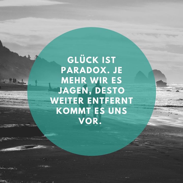 Hast du schon einmal versucht, das Glück zu erzwingen? Bestimmte ..... - BeFree Liebesschule