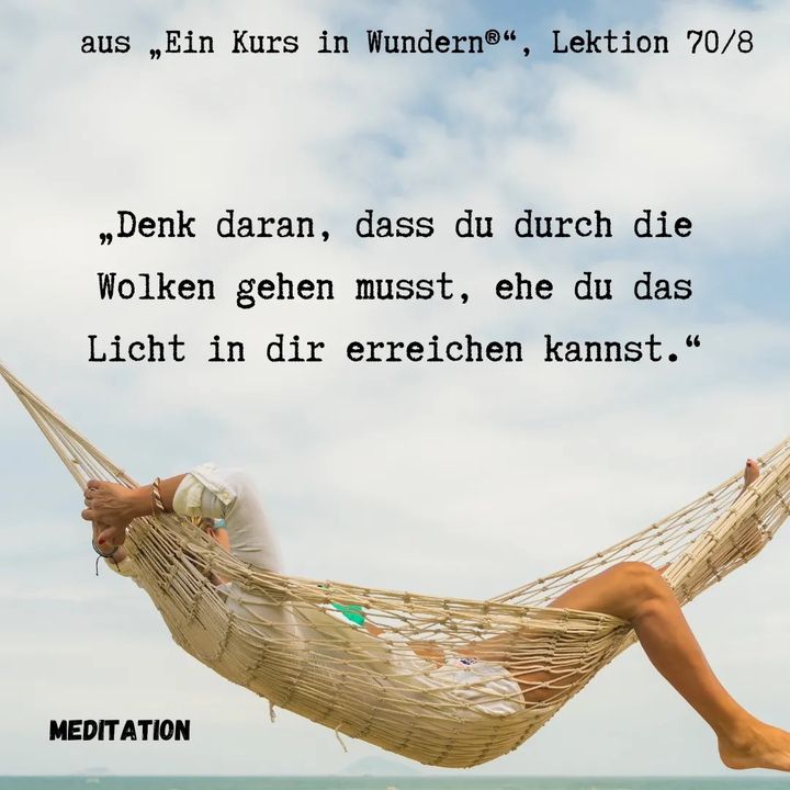 🧘🏻♀️🙏🏻
Ich würde fast sagen, dass ich sogar von den Wolken (..... - BeFree Liebesschule