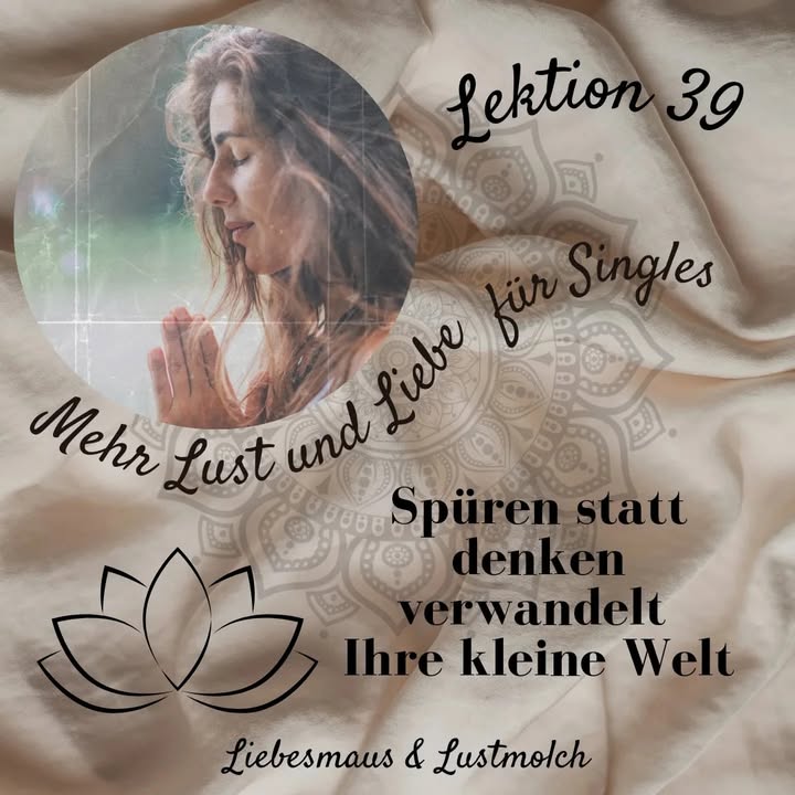 Ihre kleine Welt
Nehmen Sie sich heute Zeit, für andere Menschen ..... - BeFree Liebesschule