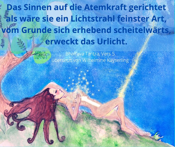 Im Tantra stellen wir uns im Inneren des Körpers einen Lichtkanal..... - BeFree Liebesschule