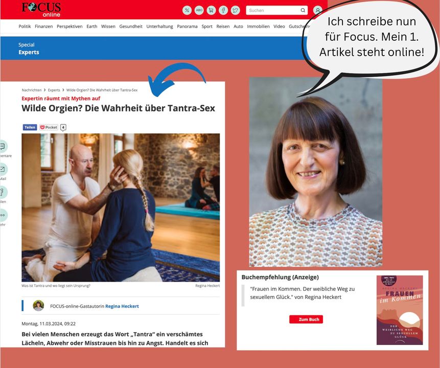 Mein erster Artikel bei Focus ist erschienen. Ihr könnt ihn hier ..... - BeFree Liebesschule