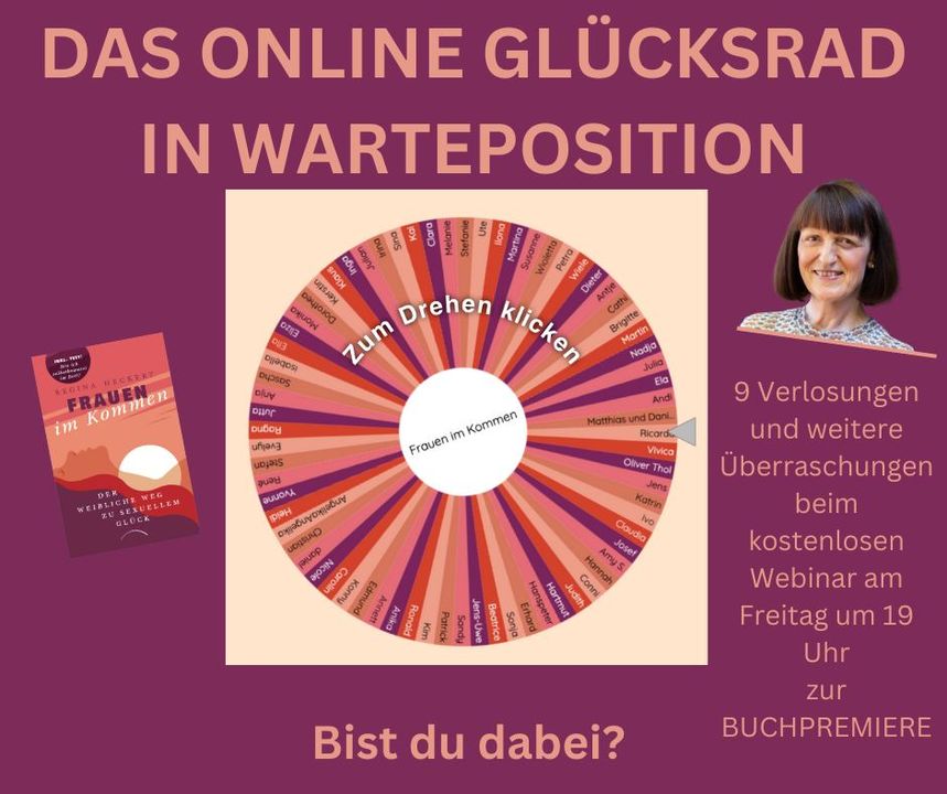 Mein Mann hat dieses tolle Glücksrad gefunden, das wir beim Webin..... - BeFree Liebesschule