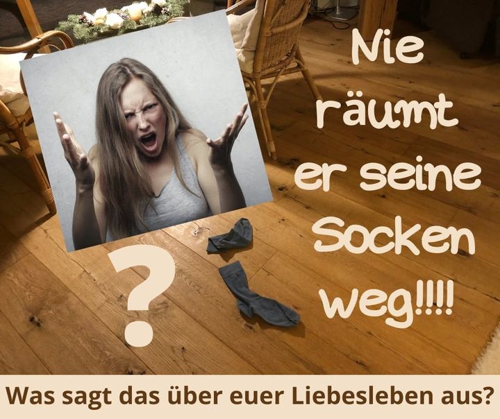 Nie räumt er seine Socken weg!
Fast jeder Mann kennt die nörgelnd..... - BeFree Liebesschule