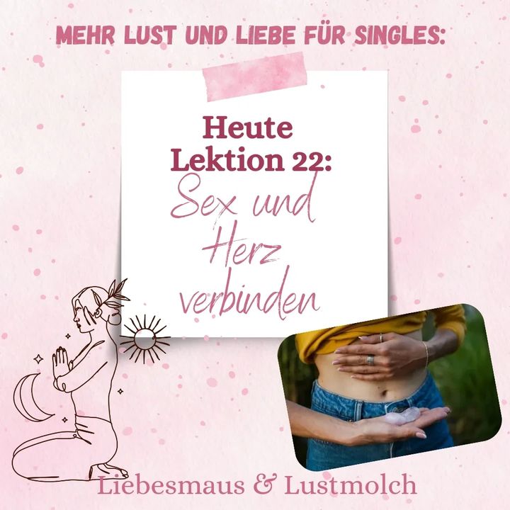 Sex und Herz verbinden
Heute sind Lustmolch und Liebesmaus in vol..... - BeFree Liebesschule