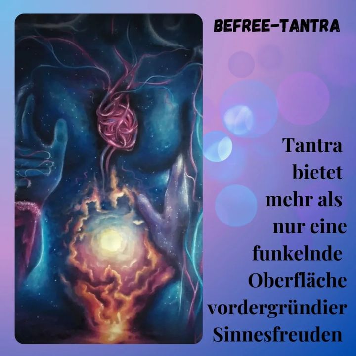 Tantra kann wie ein Gebet "heruntergeleiert" werden oder aber zur..... - BeFree Liebesschule