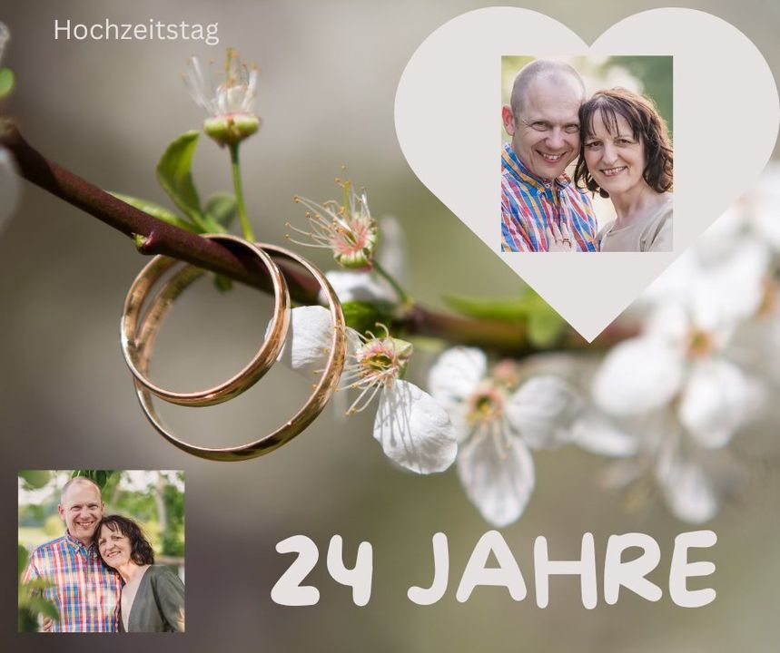 Wir haben heute und morgen unsere 2 Hochzeitstage (standesamtlich..... - BeFree Liebesschule