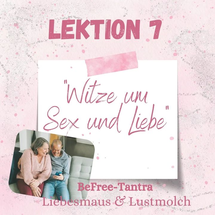 😋🤣😂
"Witze um Sex und Liebe" 
Kennen Sie einen guten Witz zu S..... - BeFree Liebesschule