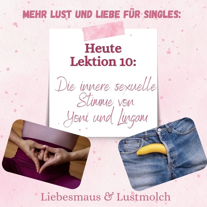 🪞🪞🪞

Die innere sexuelle Stimme von 
Yoni und Lingam
Yoni ist ..... - BeFree Liebesschule