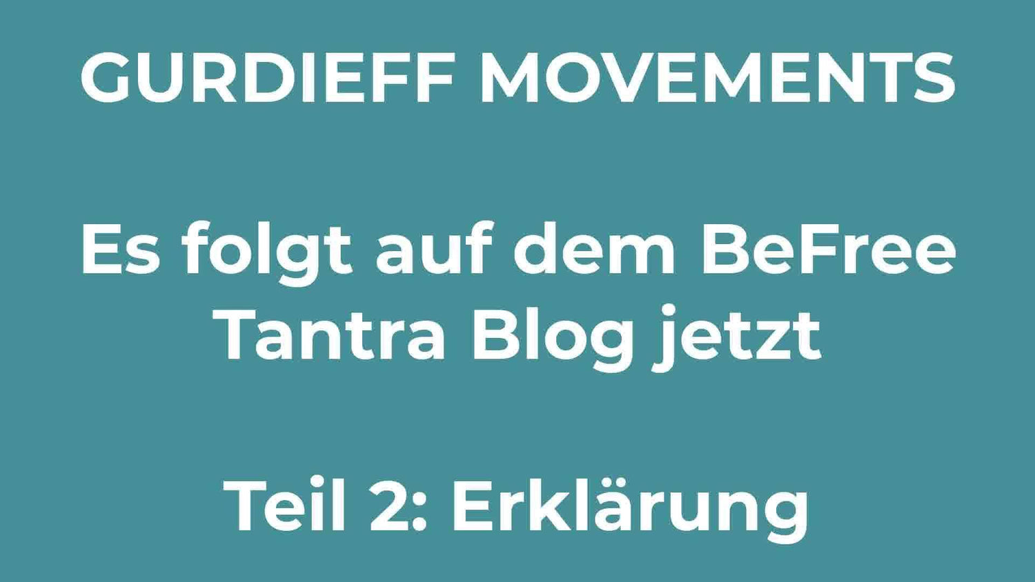 Weißt du auch manchmal nicht, wie du aus dem geschäftigen Verstan..... - BeFree Liebesschule