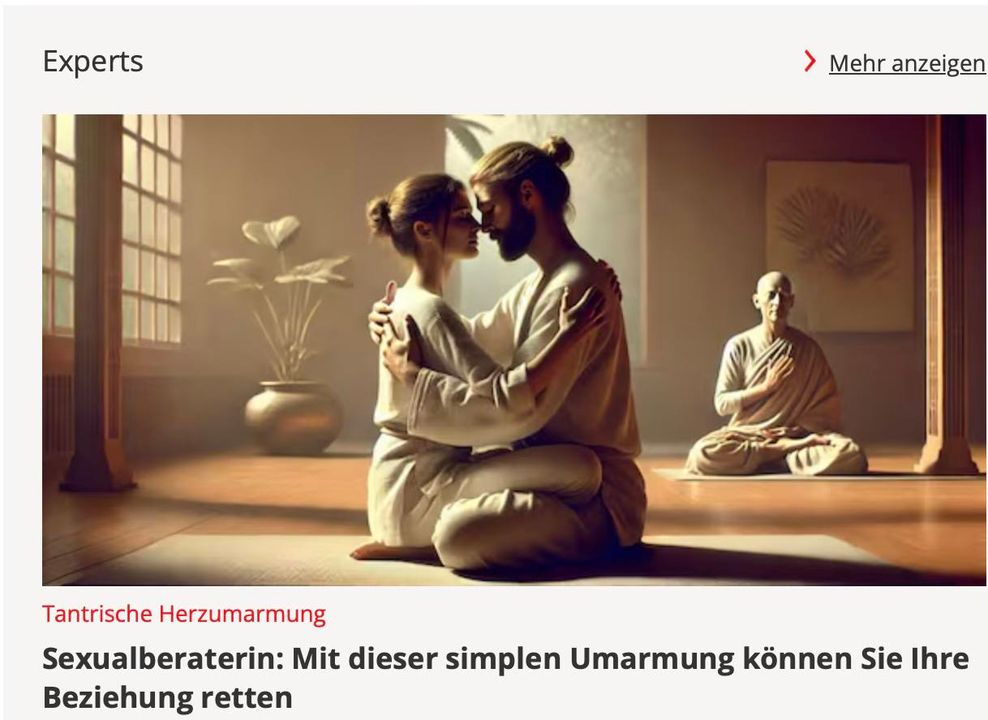 HEUTE IST FEIERTAG DER UMARMUNG!
Dazu habe ich einen Artikel gesc..... - BeFree Liebesschule