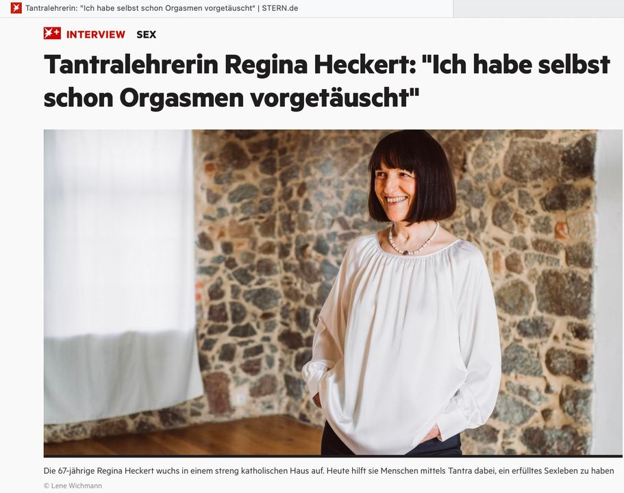 Hier mal wieder zur Abwechslung ein Interview im Stern. Möglicher..... - BeFree Liebesschule