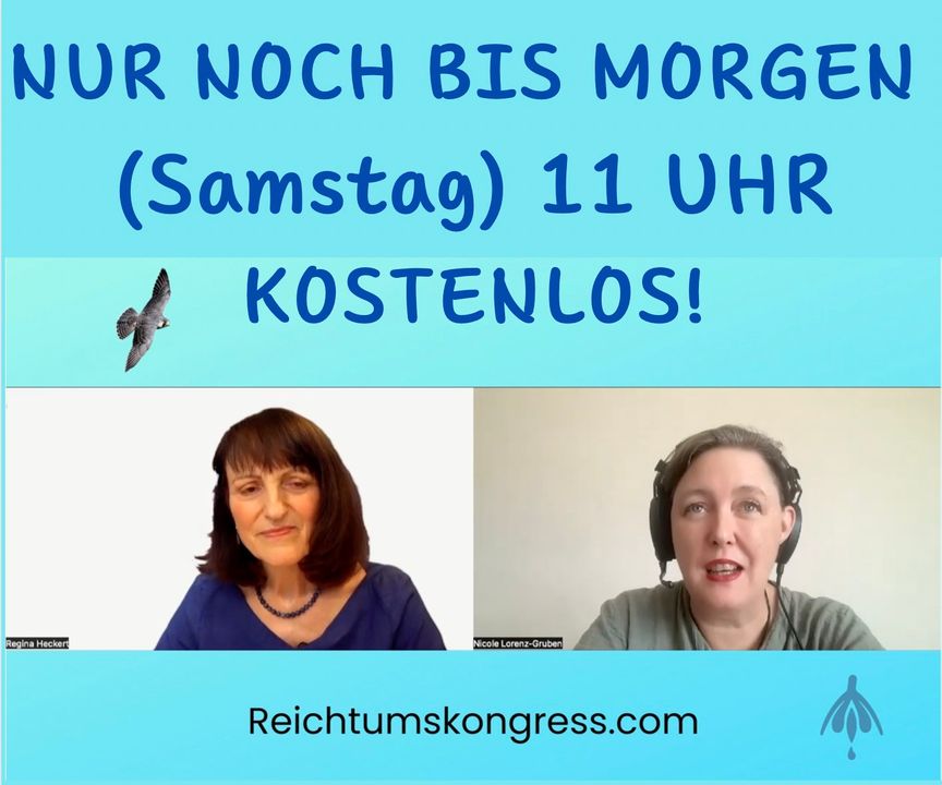 KOSTENLOS: Seit heute  steht mein Interview beim Reichtumskongres..... - BeFree Liebesschule