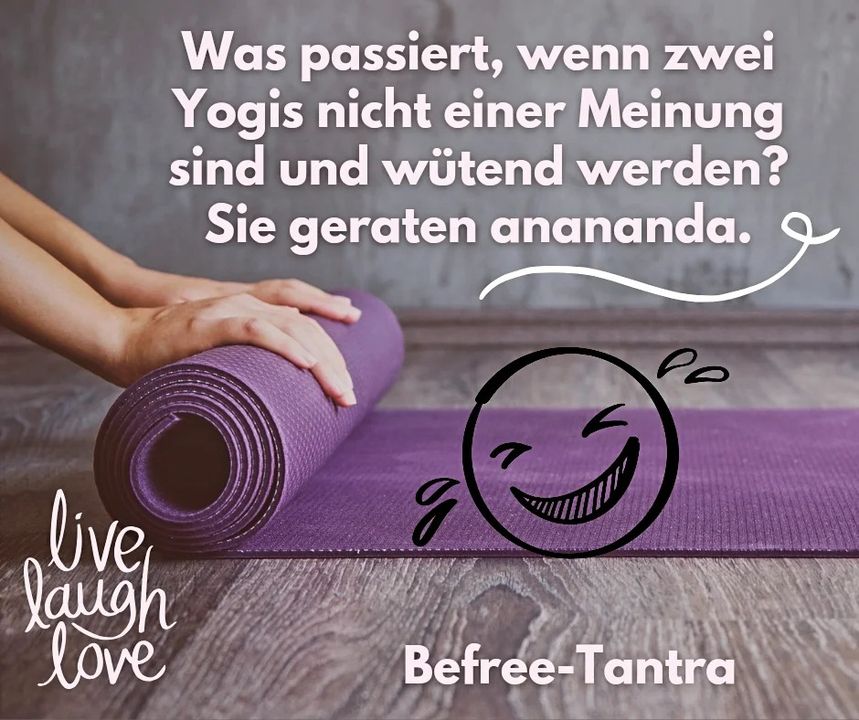 Mal wieder was zum Lächeln und vielleicht Weiterteilen! Euch alle..... - BeFree Liebesschule