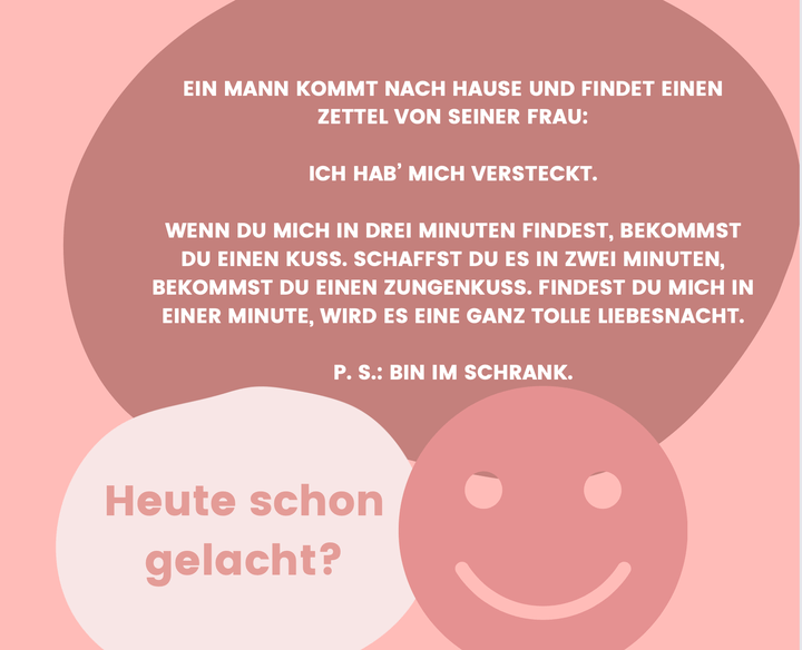 Mal wieder was zum Schmunzeln! Euch allen noch einen schönen Früh..... - BeFree Liebesschule