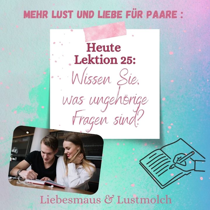 Paare:
Notieren Sie fünf ungehörige Fragen die Sexualität in Ihre..... - BeFree Liebesschule