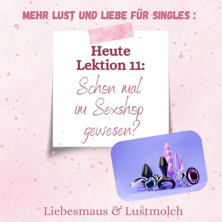 Schon mal im Sexshop gewesen?
Viele Menschen trauen sich nicht, e..... - BeFree Liebesschule